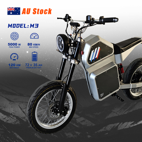 72V 35Ah 5000w Electric Motorcycle M3