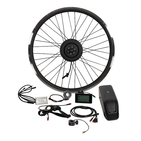 36v 350w Geared Hub Motor Front And Rear Wheel Electric Bike Conversion Kit