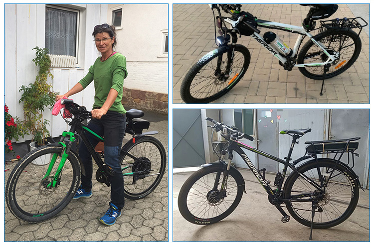 نمایش مشتری موتور Ebike Hub