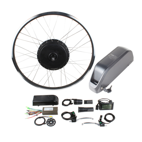 48V 500w Brushless Direct Hub Motor Kit Front And Rear Wheel Electric Bike Conversion Kit