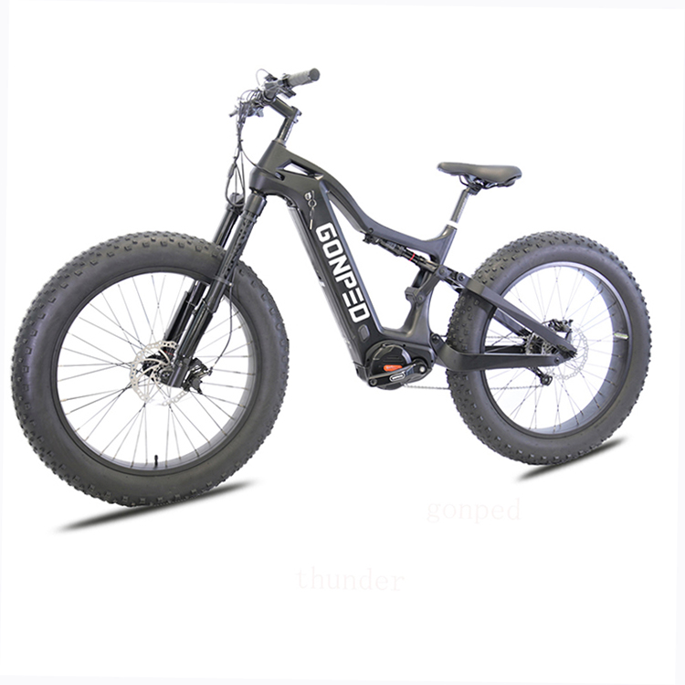 SLM5 26 -Zoll -Kohlefaserfaser -Fettreifen elektrische Mountainbike