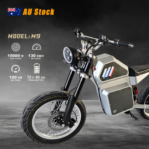 15000KW 72V 60Ah Electric Motorcycle M9