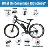 48v 750w Direct Hub Motor Kit Front And Rear Wheel Electric Bike Conversion Kit