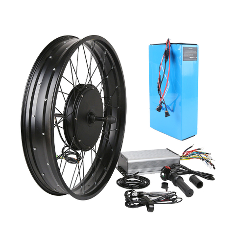 48V 1500W Direct Hub Motor Kit ด้านหน้าและชุดการแปลงจักรยานไฟฟ้าล้อหลัง 
