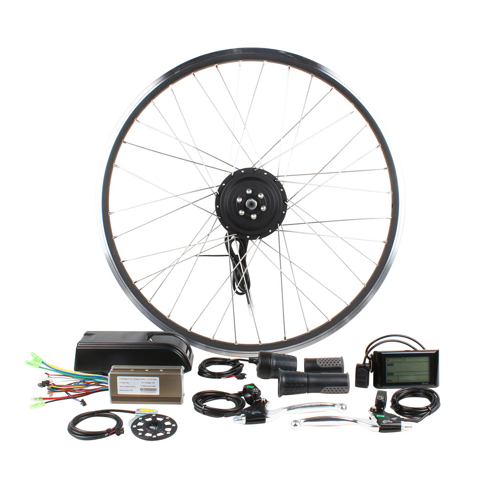 36v 350w Brushless Geared Hub Motor Electric Bike Conversion Kit with battery