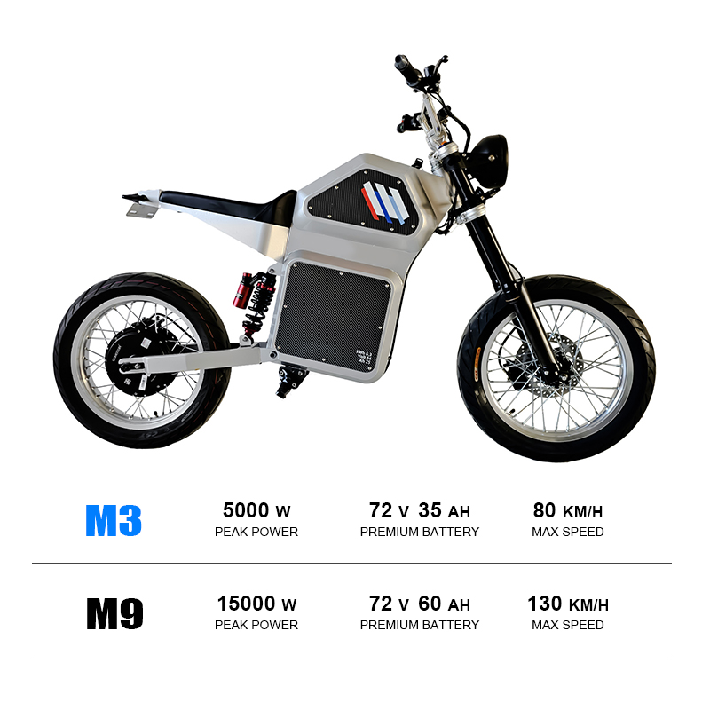 72V 35Ah 5000w Electric Motorcycle M3