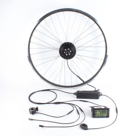 36v 350w Brushless Geared Hub Motor Kit Waterproof Plugs Front And Rear Wheel Electric Bike Conversion Kit