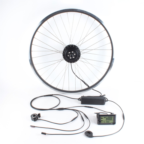 48v 500w Brushless Geared Hub Motor Kit Waterproof Plugs Front And Rear Wheel Electric Bike Conversion Kit